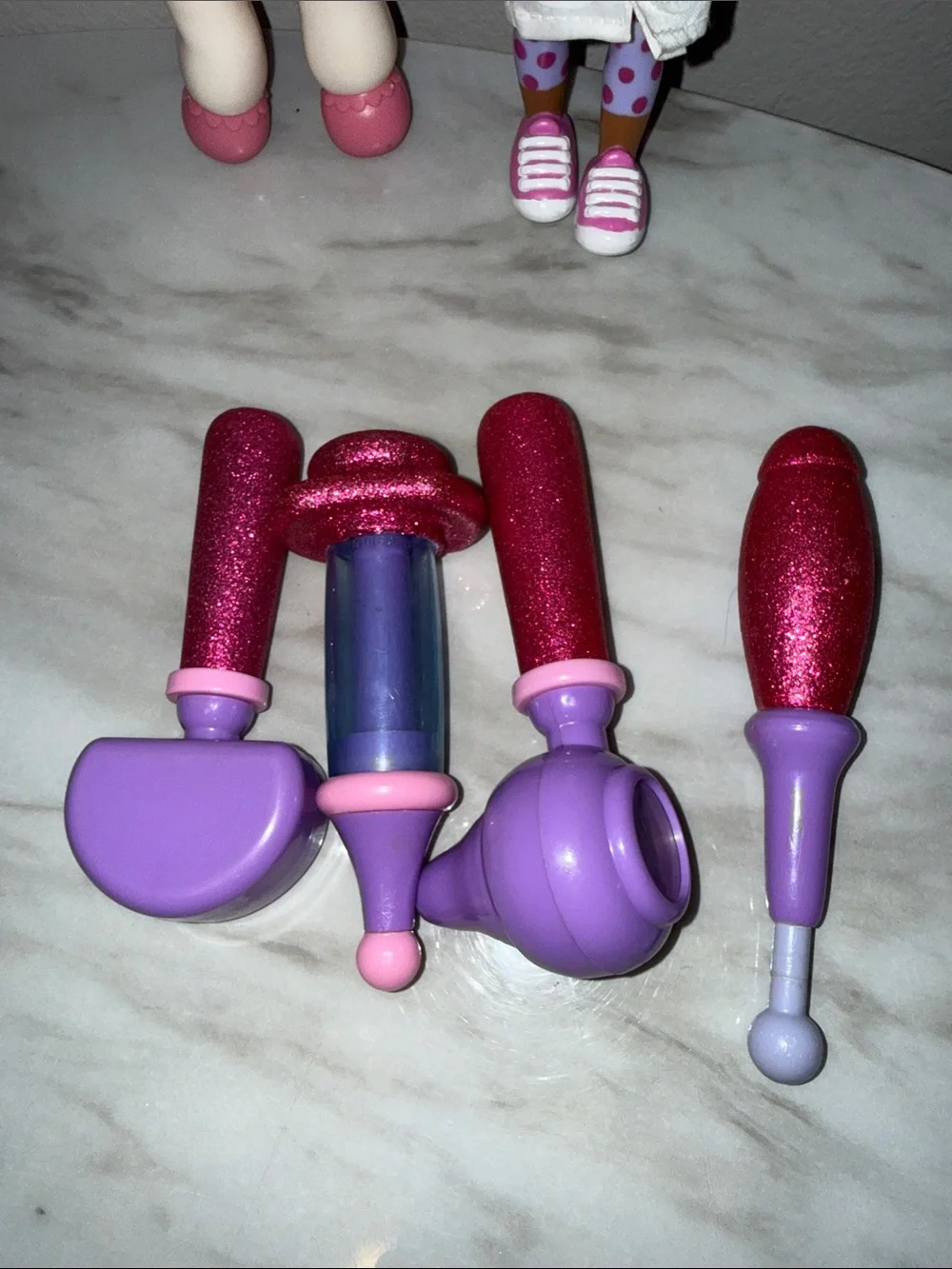 Doc Mcstuffin and lamb 8” and dr tools